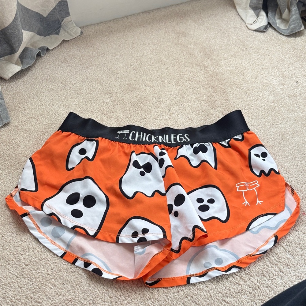Women’s ChicknLegs Ghost Print Running Shorts